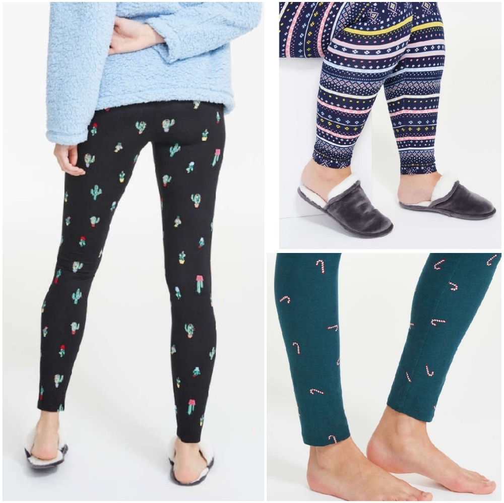 Joe Fresh leggings, Christmas themed